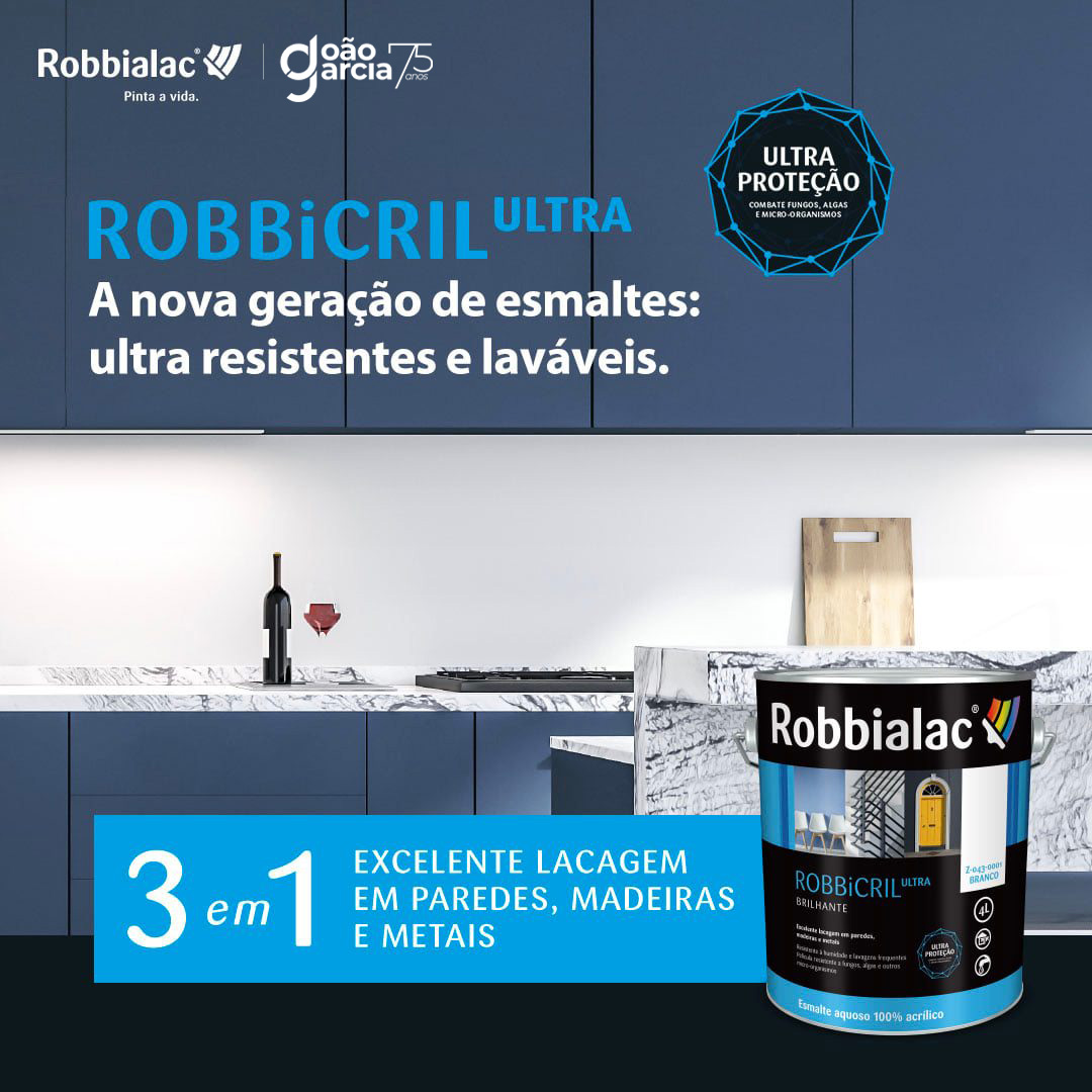 ROBBiCRIL Ultra Acetinado Robbialac - Joao Garcia